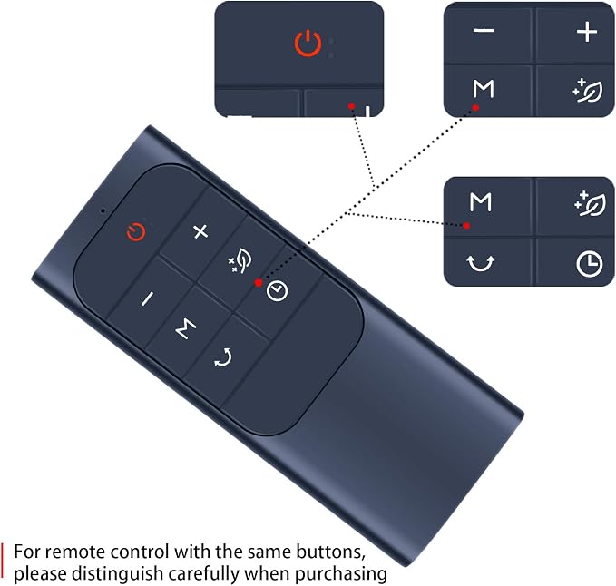 Replacement Remote for Dreo MC710S Air Purifier Tower Fan DR-HTF010S | Easy - Image 2