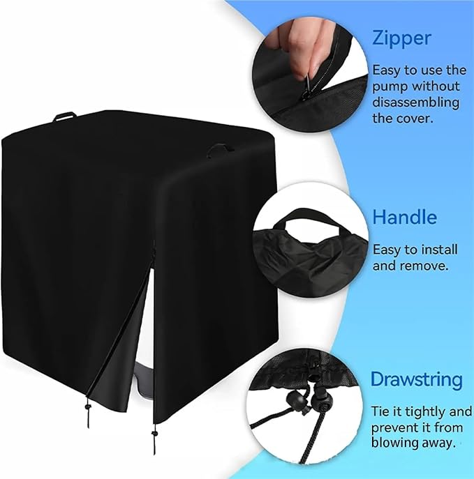 Cover for Pool Pump Filter Sand Cylinder Sunscreen Anti-UV Ground Enclosure - Image 7