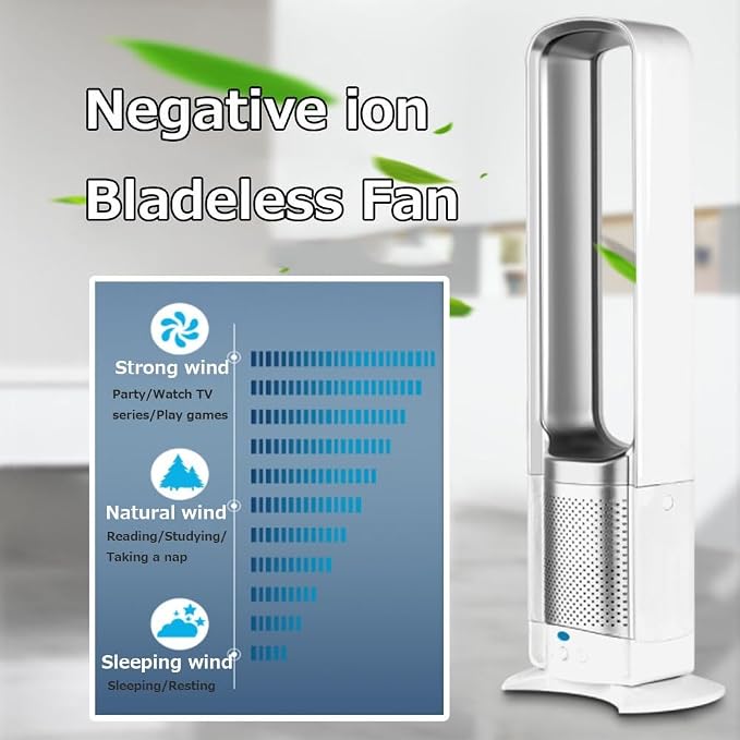 Tower Fans for Bedroom 90° Oscillating Fans for Indoors 28.9 * 9.3 * 3.5 - Image 2