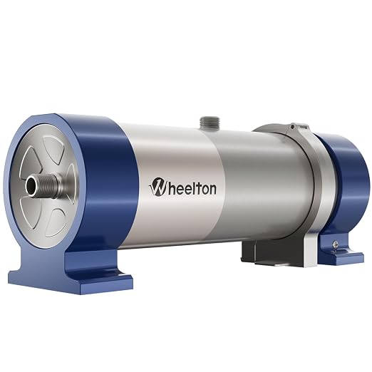 Under Sink Water Filter System Reduces 99% of Contaminants>0.01μm, 4.4GPM/26K by Wheelton