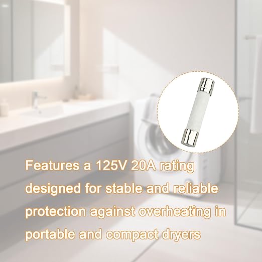 5-Pack Compatible with Dryer Thermal Fuse 125V 20A - Image 4