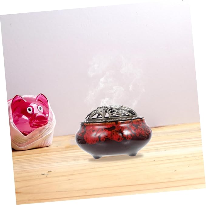 ULTECHNOVO Antique Ceramic Incense Burner - Image 3