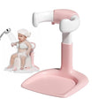 Baby Bath Stand, Foldable Standing Bathtub for Baby, Shower Stand and Bath Support for Infants and Toddlers (6–36 Months), Non-Slip Adjustable Baby Standing Support, Pink