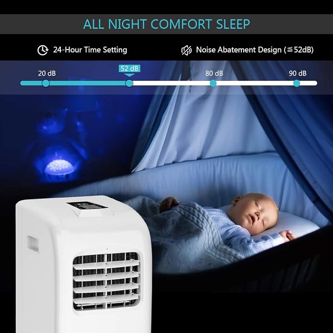 COSTWAY Ashrae 8000 BTU Portable Air Conditioner - Image 5