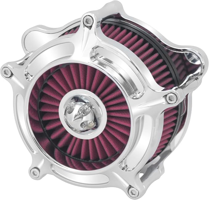 HDBUBALUS Motorcycle CNC Spike Air Cleaner Air Filter Intake System Filter - Image 8