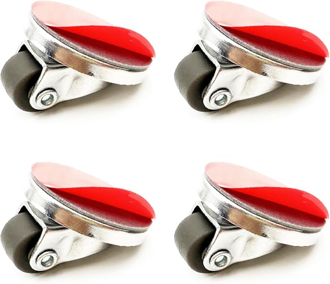 4Pieces Furniture Casters with Stick Adhesive Small Appliance Rollers Home - Image 7