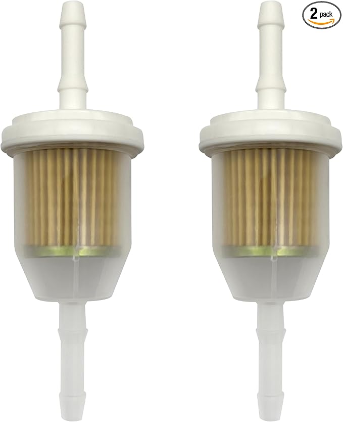 Universal 1/4" 5/16" Inline Fuel Filter AM116304, 25 050 22-S, GY20709 by LETAYAR