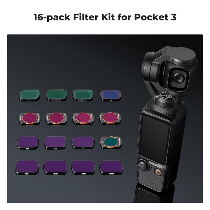 K&F CONCEPT ND, Effect Filter for DJI Osmo Pocket 3, Light Pullution Reduction - Image 3