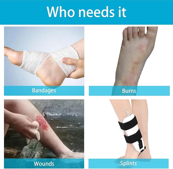 Non-Slip Waterproof Leg Cast Cover for Showering, Reusable Adult Short Leg Cast Protector, Cast Covers for Shower Leg, Cast Bag for Shower, Cast Cover for Showering Foot