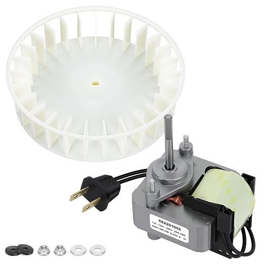 Upgraded Bathroom Exhaust Fan Motor and Blade Kit, 80 CFM High Airflow Quiet by Suyomo