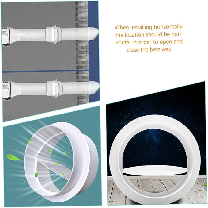 Uonlytech 4pcs Vent Blockers Air Duct Connector Flange Air Conditioner Exhaust - Image 5
