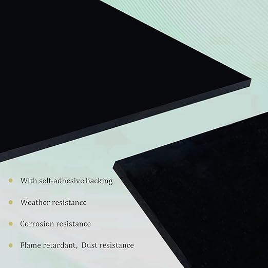 4 Pieces Anti Vibration Pads 1/8 in Thick X 6 in X 6 in, Neoprene Rubber Pads - Image 3