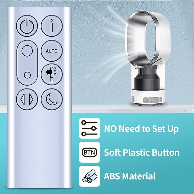 Replacement for Dyson Pure Cool Purifier Fan Remote, Sliver | Highly Compatible - Image 2