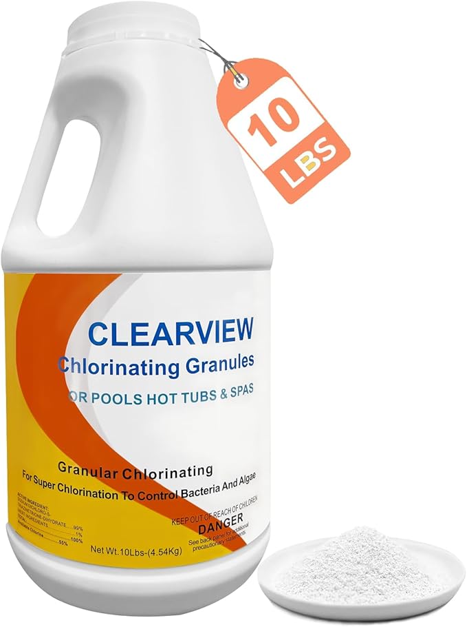 ClearView Chlorine Granules 10 Lbs by Unknown