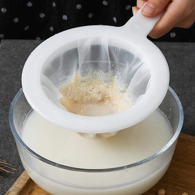 Kitchen Ultra-Fine Nylon Mesh Strainer I Plastic Sieve Fine Mesh Filter Spoon - Image 4