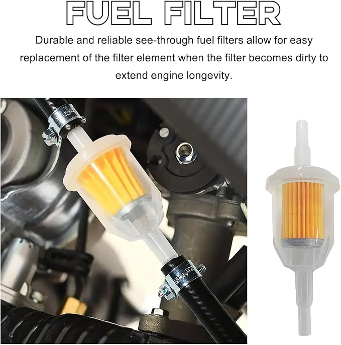 2 PCS Gas Inline Fuel Filters - Image 3