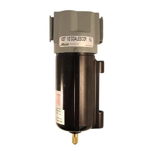 Milton 1037 1/2" NPT Metal FRL Coalescing Filter by Milton