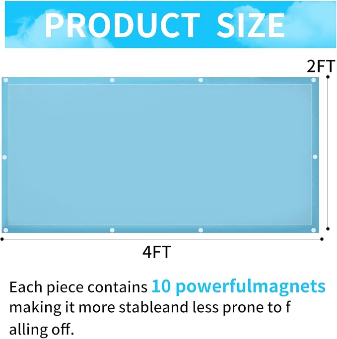 Torixqi 4 Pcs Fluorescent Light Covers - Image 2