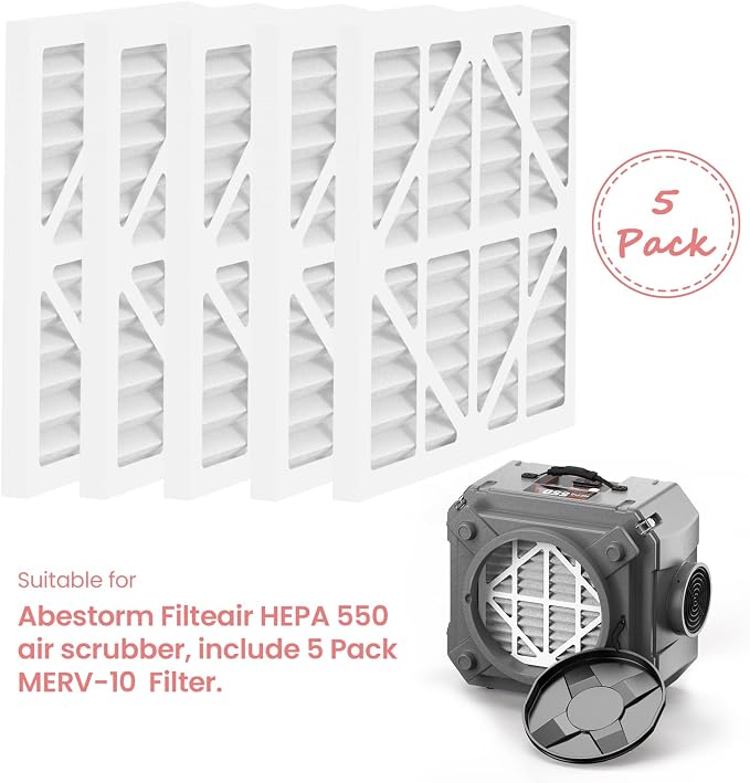 Abestorm MERV-10 Filter Replacement Set Replacement Filters - Image 5