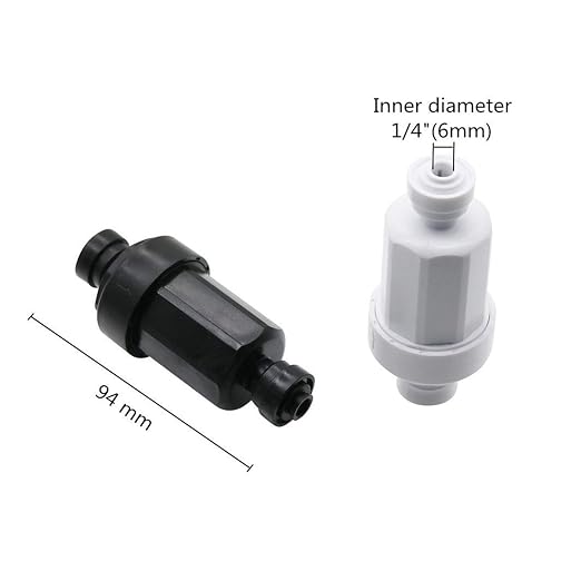 Spray Water Connection 1/4 Inch Slide Lock Quick Connect Water Micro Filter - Image 3