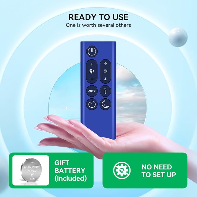 Replacement Remote for Dyson BP04/BP03 Air Purifier-Prussian Blue | Easy pairing - Image 2