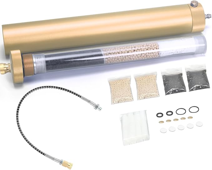 PCP Air Compressor Filter Dryer 4500Psi 30Mpa, High Pressure Pump Oil Water by Unknown