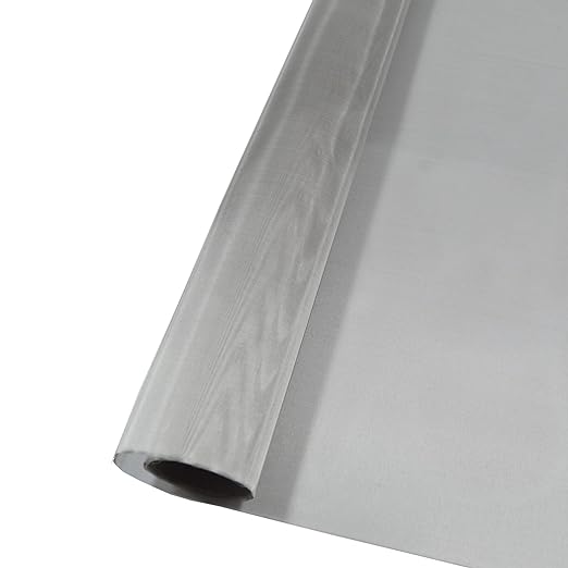 304 Stainless Steel Mesh 200Mesh, 15.7"x47.2" Metal Mesh Screen, Woven Fine by welcometoyagjia