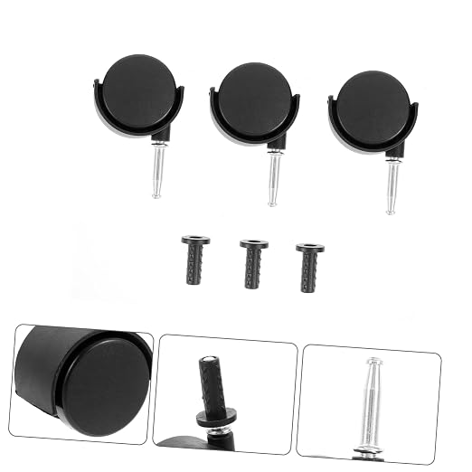 Alipis 3pcs Rotatable Caster Wheels - Image 7