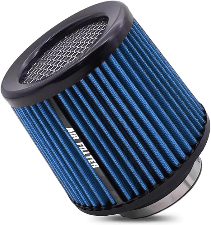 Universal 3 Inch 76mm Air Intake Filter Replacement Cone Air Filters Quality by MUGERACING