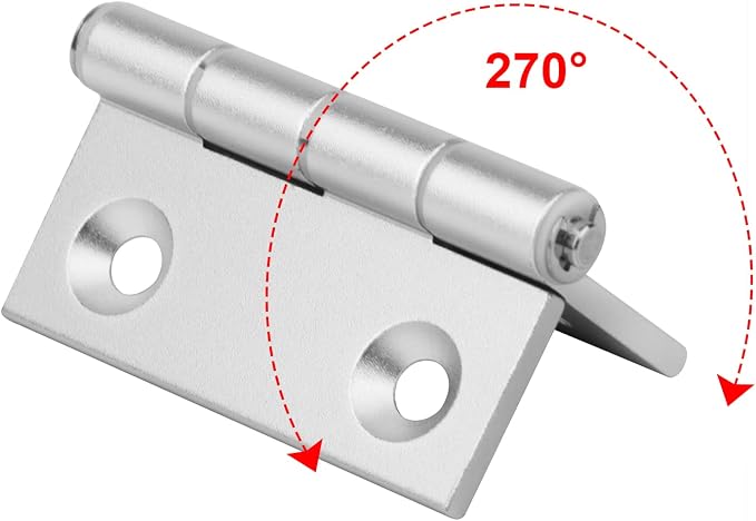 6 Pack 2-1/2" Aluminum Alloy Door Hinges - Image 3