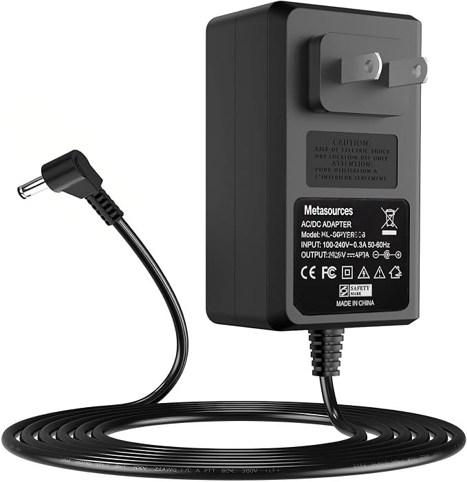 24V AC Adapter for Clorox 11030 11031 Air Purifier Home HEPA Filter Cleaner | by Metasources