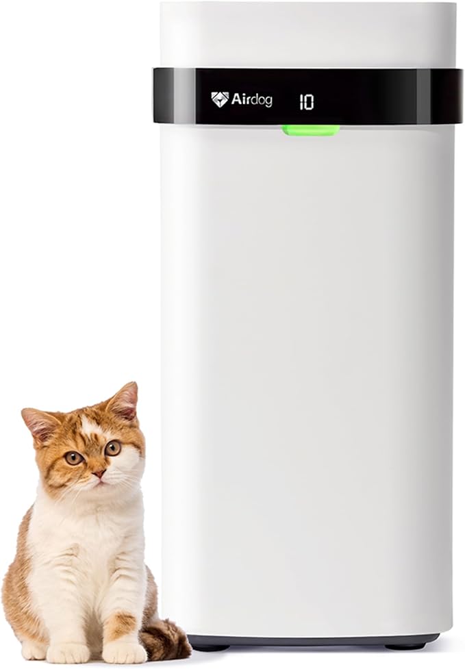 Airdog X5 Pet Air Purifier for Homes Covers Up to 1614 Ft², TPA Technology by Airdog