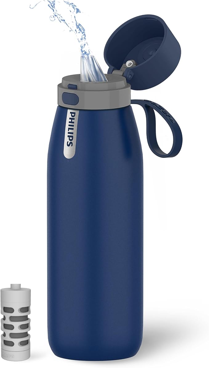 PHILIPS Water Bottle with Filter, Filter Water Bottle Stainless Steel with by Unknown