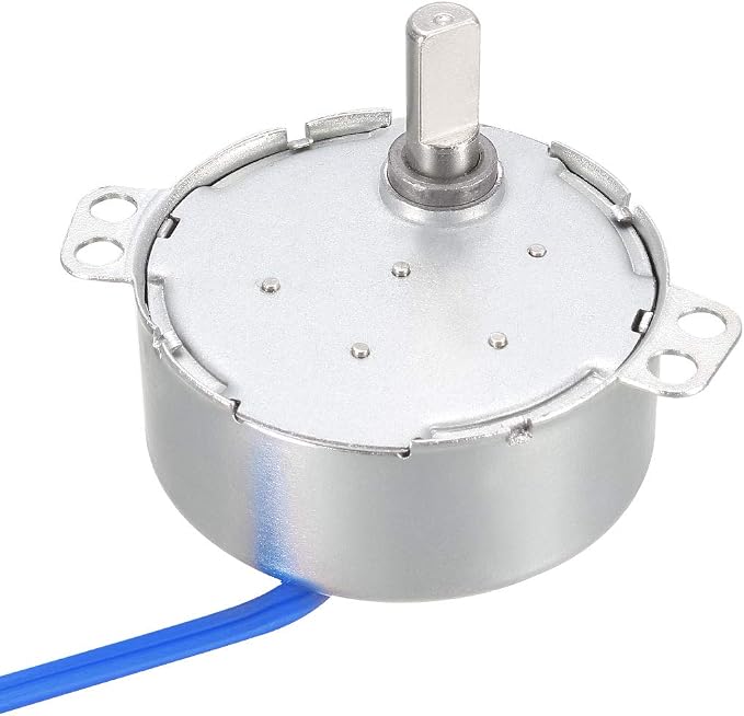 uxcell Synchronous Motor AC 100-127V 0.9-1.1RPM 50-60Hz CCW/CW 4W D Shaft by uxcell