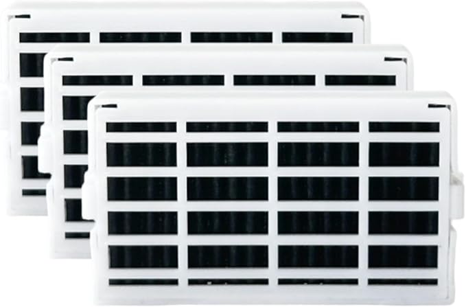 3 Pcs Refrigerator Air Filter Replacement Compatible by Bounetim