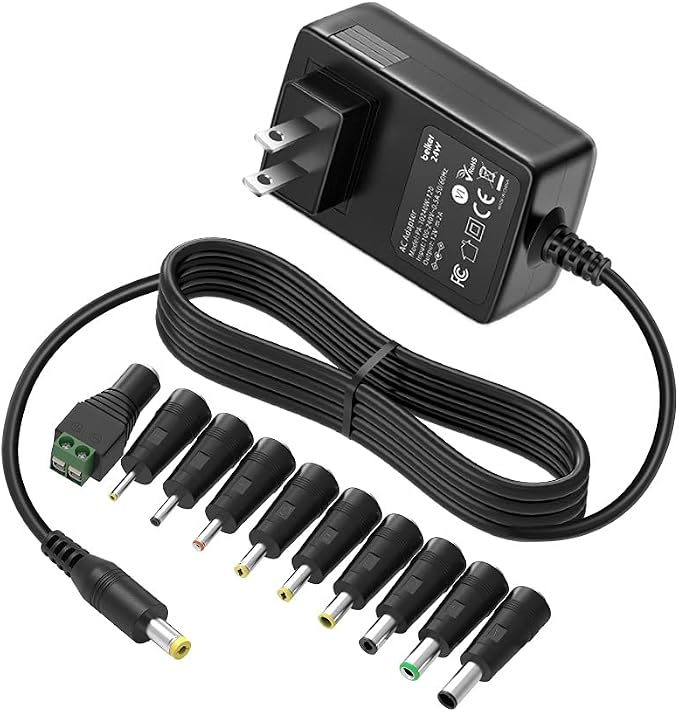 Belker Universal AC DC Adapter 12V 2A 1.5A 1A Power Supply - Image 8