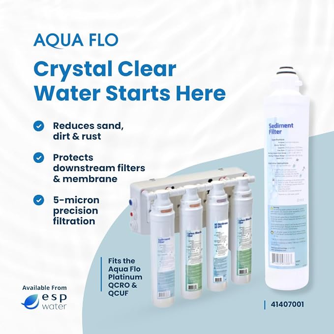 Aqua Flo 41407001 Sediment Filter – Quick Change Pre-Filter - Image 4