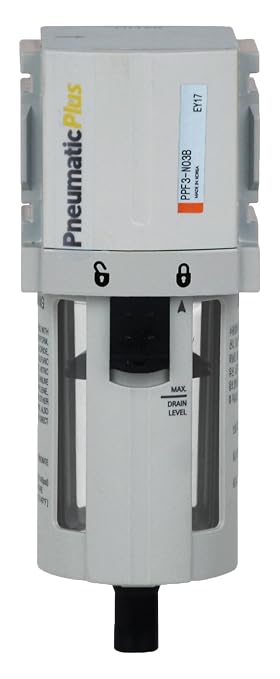PneumaticPlus PPF3-N02B Compressed Air Particulate Filter, 1/4" NPT, 5 Micron - Image 2