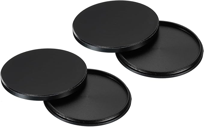 PATIKIL 58mm Lens Cap, 2 Pack Camera Lens Cap Cover Universal Front Metal Lens by PATIKIL