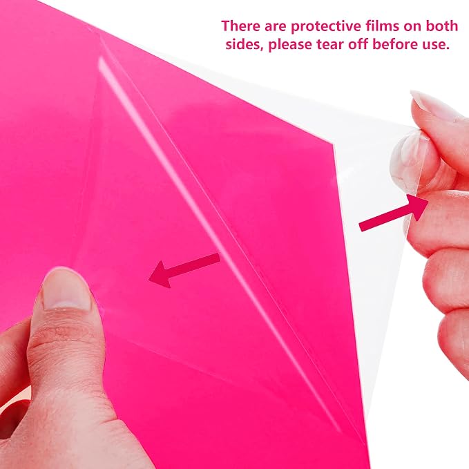 Lystaii 9pcs Gel Light Filter Color Correction Colored Overlays Transparent - Image 3