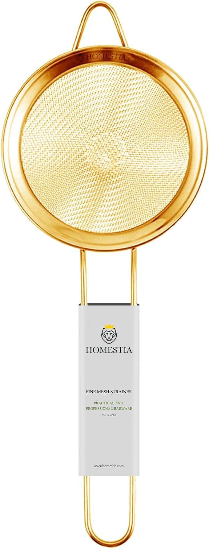 Homestia Fine Mesh Strainer for Kitchen, 304 Stainless Steel Sieve Sifters - Image 8