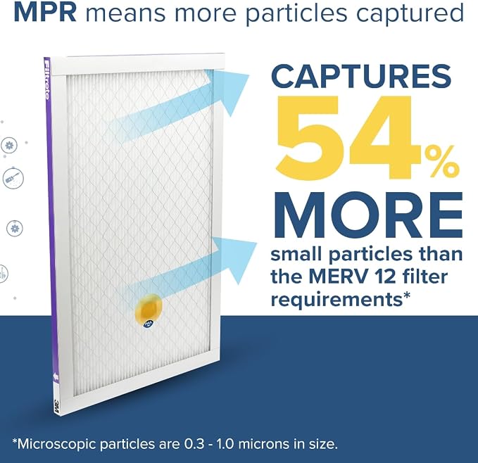 Filtrete 16x25x1 AC Furnace SMART Air Filter, MERV 12, MPR 1500, Track Filter - Image 4