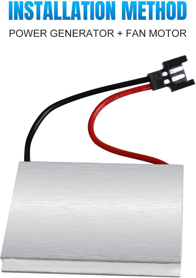 Motor Power Generation Sheet Set Heat Powered Stove Fan Motor Replacement Kit - Image 9