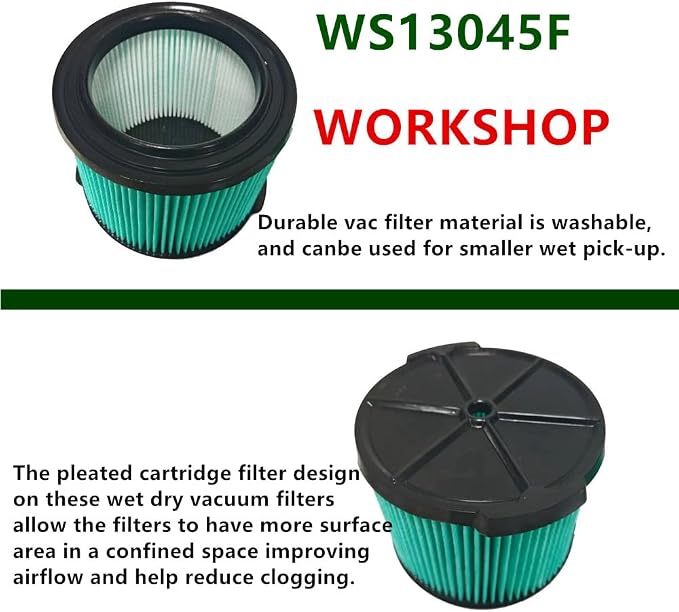 1 PACK brikiwee WS13045F 5-layer Cartridge vacuum HEPA Media Filter compatible - Image 5