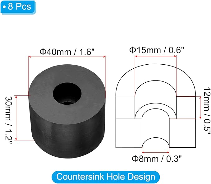 PATIKIL Rubber Spacer - Image 2