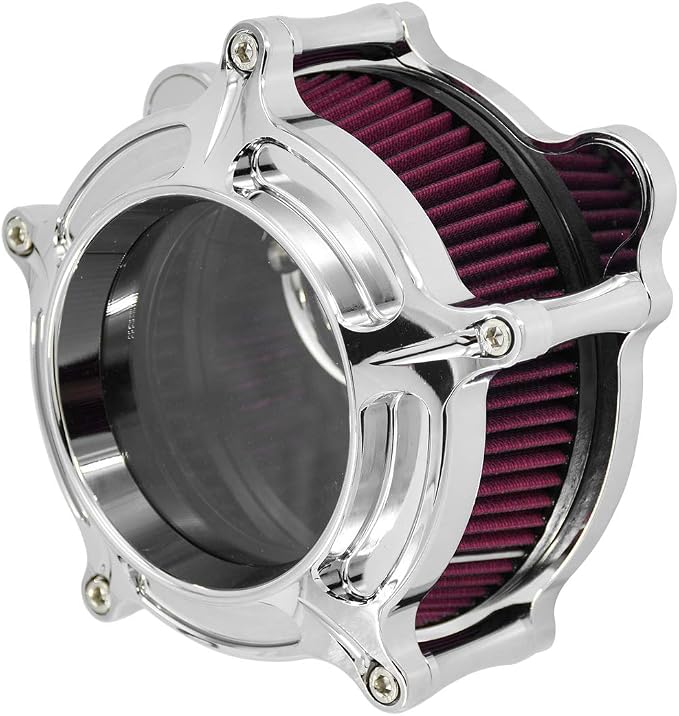 HDBUBALUS Motorcycle Air Filter Cleaner Intake Filter System Kit - Image 5