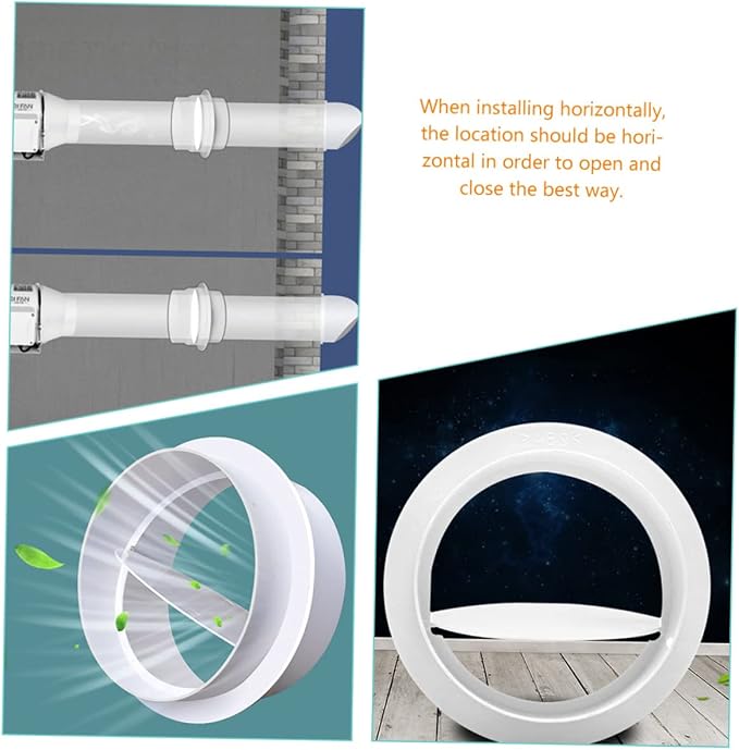 Uonlytech 3pcs Vent Blockers Air Vent Duct Connector Air Connector Pipeline - Image 8