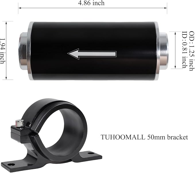 Inline Fuel Filter 100 Micron - Image 2
