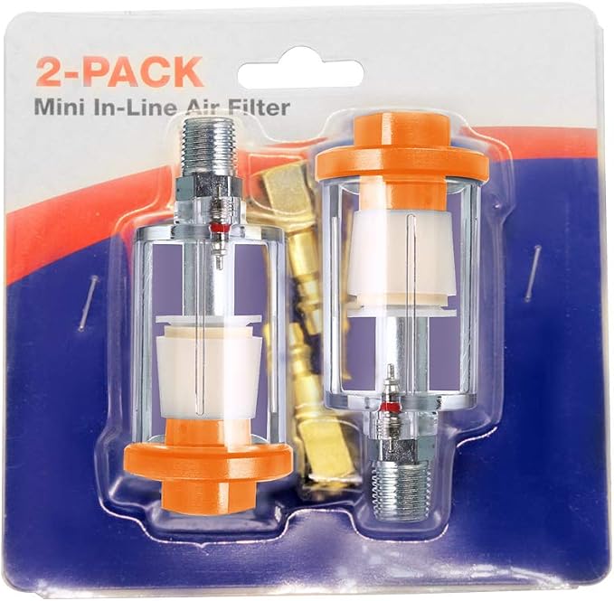 beduan Water Oil Separator Filter, 1/4" NPT Male and Female Thread Spray Gun - Image 7
