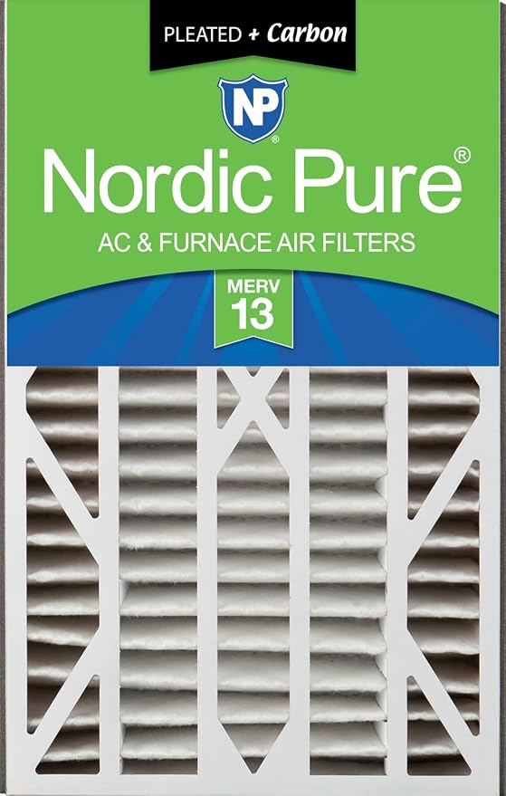 Nordic Pure 16x25x3 MERV 13 Plus Carbon Trion Air Bear Cub Replacement Air by NordicPure